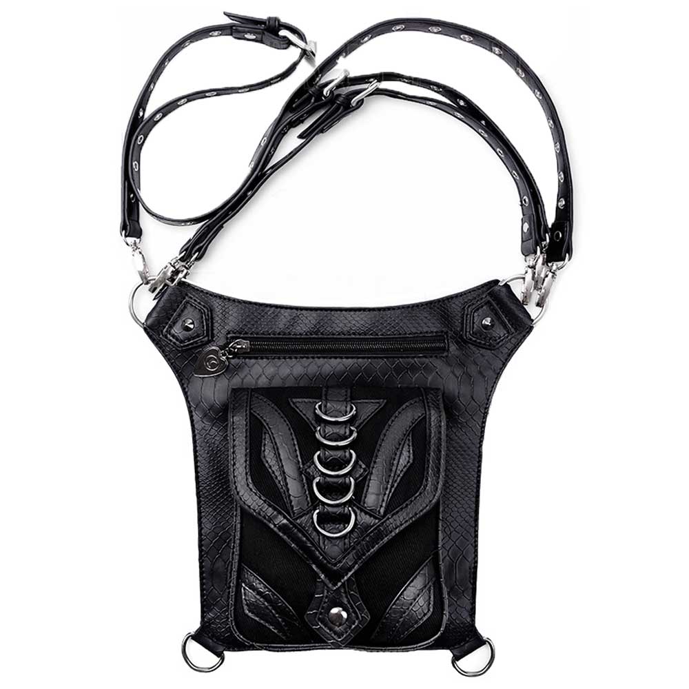 Dragon holster tas zwart - Grunge Gothic Metal - Restyle